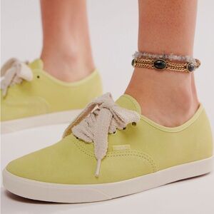 NIB, Vans x Free People suede low pro sneakers